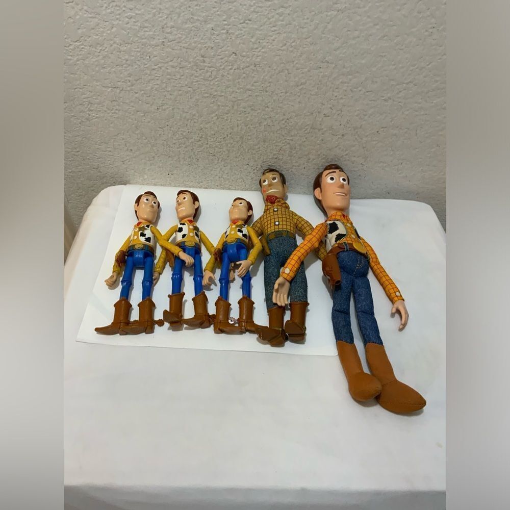 Lot of 5 Disney Parks Pixar Toy Story Woody Plush